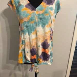 Multi color casual top